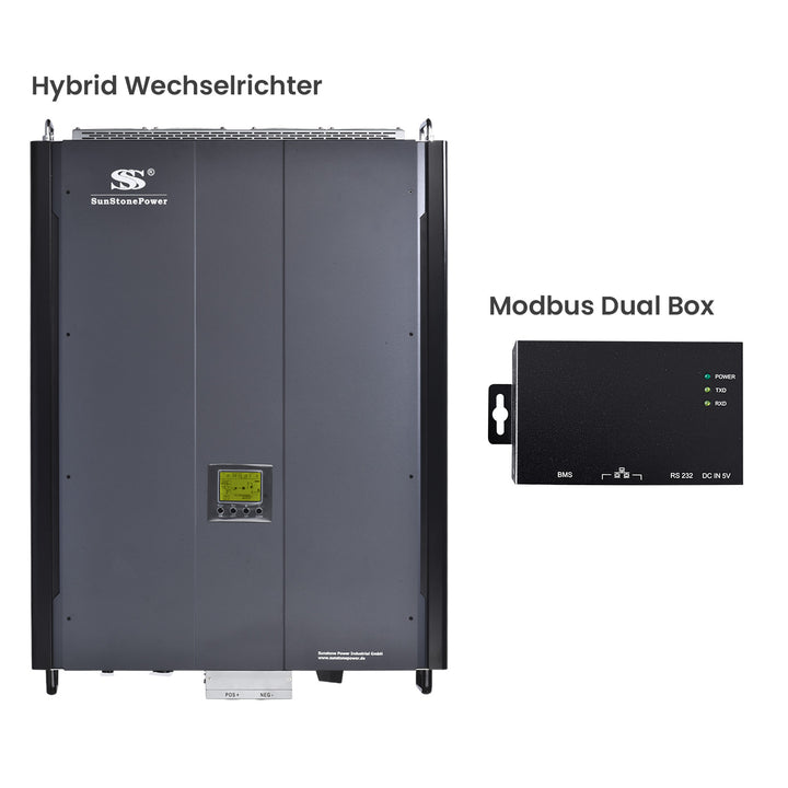 15KW Inselwechselrichter 48V 3-Phasen Hybrid Wechselrichter Set mit Modbus-Dual-Box | Sunstone Power Industrial GmbH | PV-Anlagen Produkte kaufen
