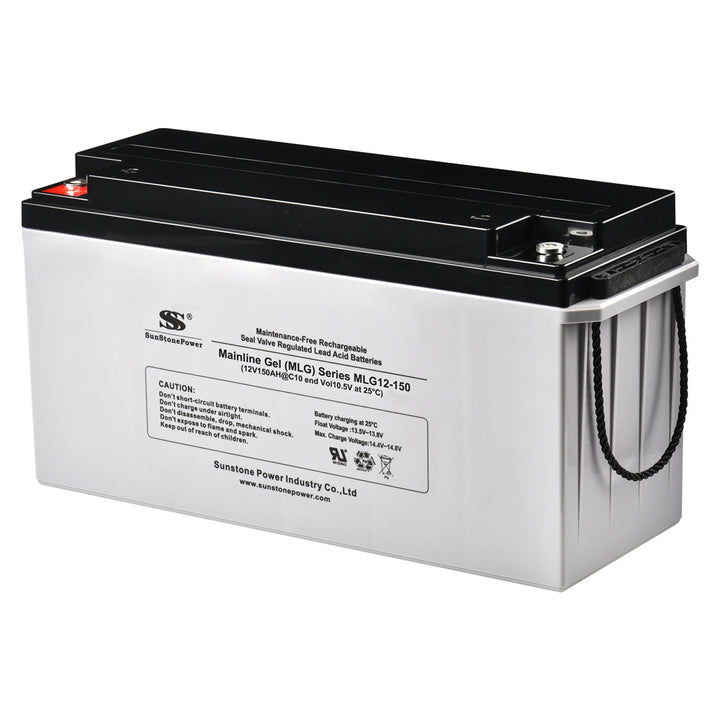 12V 150AH Blei-Säure-Gel-Batterie Hausbatteriespeicher für Solar Versorgung | Sunstone Power