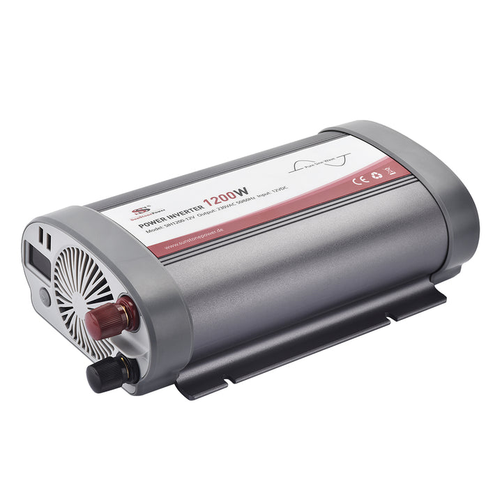 12V auf 230V 1200W/2400W Reiner Sinus Wechselrichter Spannungswandler Power Inverter für Wohnmobil KFZ LKW | Sunstone Power