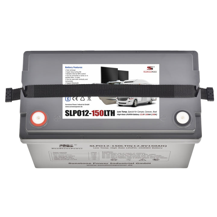 12V 150AH Heizbare Lithiumakku 1C Entladung PV Anlage Hausbatteriespeicher für den Garten in harten Wintern | Sunstone Power