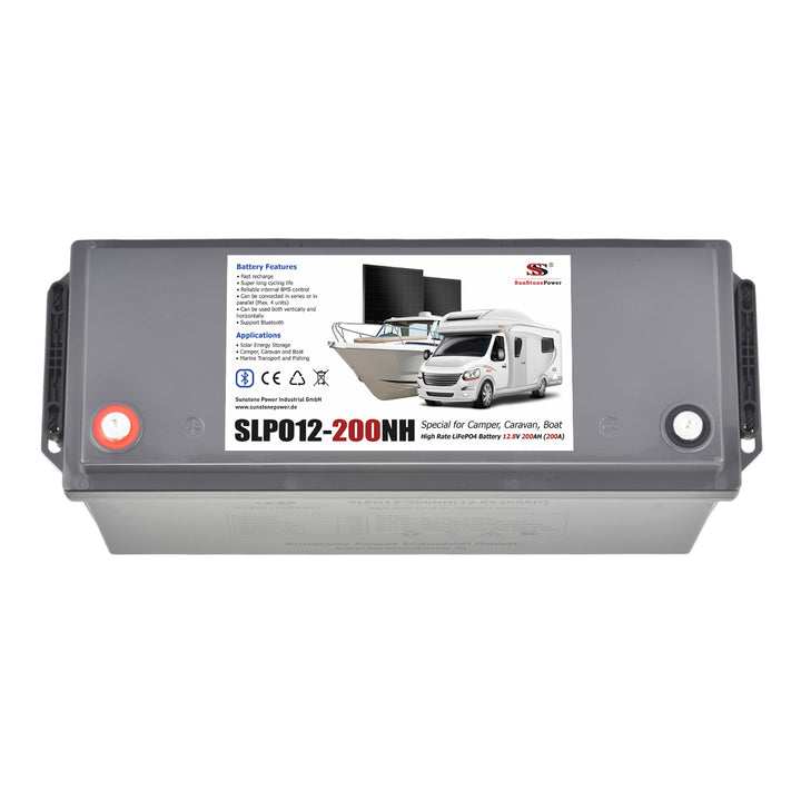 12V 200Ah Gebrauchte LiFePO4 Speicherbatterie 200A Entladung Solarakku für Wohnmobil Camper Garten Haus | Sunstone Power Industrial GmbH | PV-Anlagen Produkte kaufen