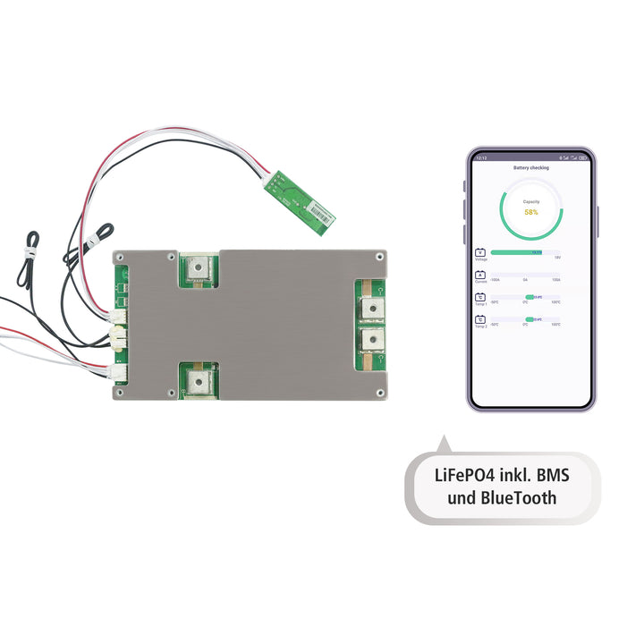 SLPO 12 Volt Lithium Akku mit Bluetooth BMS Mini Solaranlage Eisenphosphat Speicher Kosten | Sunstone Power Industrial GmbH | PV-Anlagen Produkte kaufen