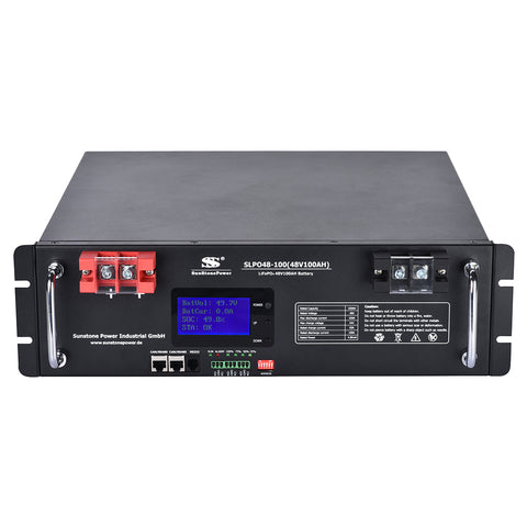 48V 100AH Lithium Stromspeicher 5 kWh LiFePO4 3U Rack Batterie für Haus Solaranlage 0% MwSt | Sunstone Power Industrial GmbH | PV-Anlagen Produkte kaufen