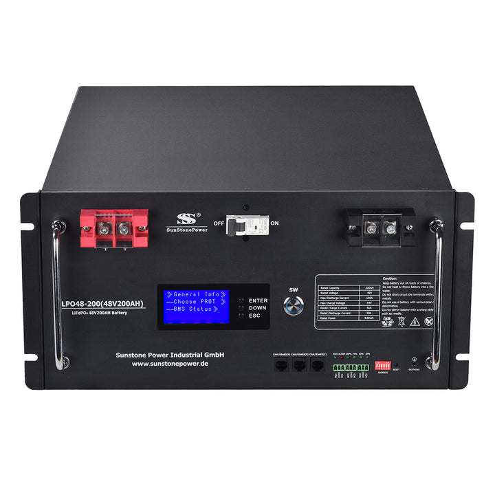 19 Zoll, 5 U Rackmount Solar Batteriespeicher 10 KWH 48V 200AH LiFePO4 Akku zyklenfest 0% MwSt. | Sunstone Power Industrial GmbH | PV-Anlagen Produkte kaufen