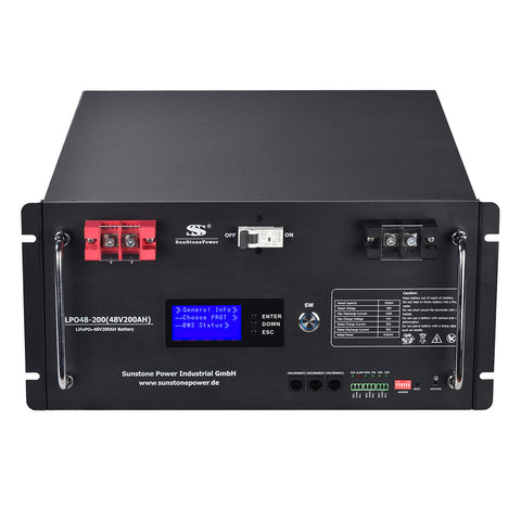 19 Zoll, 5 U Rackmount Solar Batteriespeicher 10 KWH 48V 200AH LiFePO4 Akku zyklenfest 0% MwSt. | Sunstone Power Industrial GmbH | PV-Anlagen Produkte kaufen