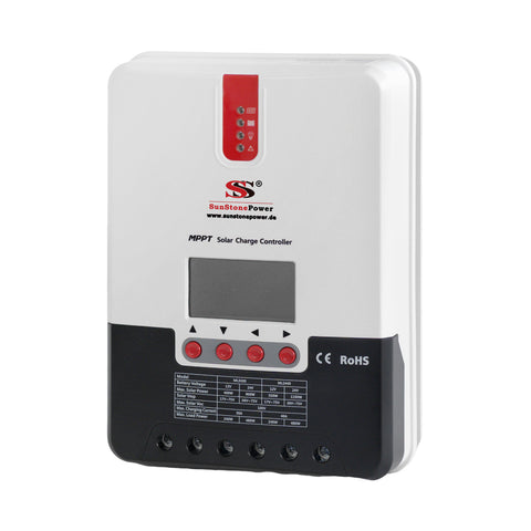 12/24/36/48V 20A 30A 40A 60A Solar Laderegler MPPT Controller mit LCD Display | Sunstone Power Industrial GmbH | DE-Lager | PV-Anlagen Produkte kaufen