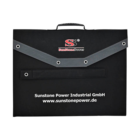 Portable Solartasche 90 Watt mit DC Kabel (MC4 zu 5521) kaufen | Sunstone Power