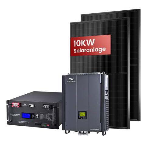 Batteriespeicher Wechselrichter Bundle KAUFEN: Wechselrichter PV Anlage 10KW 3 Phasig, LiFePO4 Batterie Speicher 48V 9,6KWH | Sunstone Power Industrial GmbH
