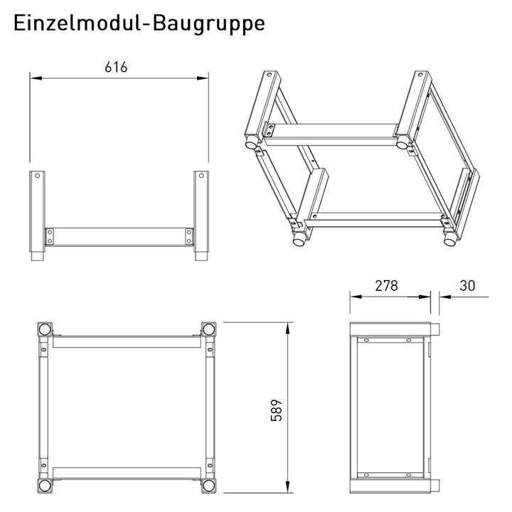 19"-Serverschrank, Einzelmodul-Baugruppe | Sunstone Power Industrial GmbH | Deutschland/DE-Lager | PV-Anlagen Produkte kaufen