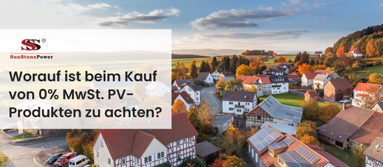 PV-Anlage Mehrwertsteuer 2025 | Sunstone Power