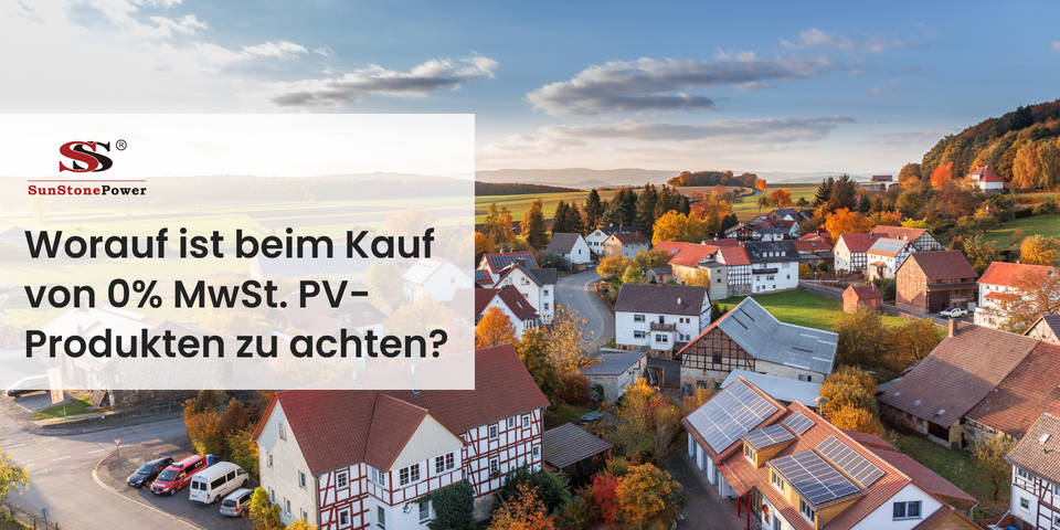 PV-Anlage Mehrwertsteuer 2025 | Sunstone Power