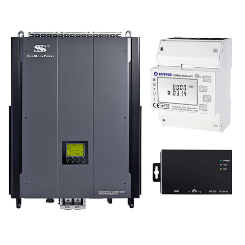 10KW 48V 3-Phasen Hybrid Wechselrichter Set mit Modbus-Dual-Box, Smart Meter EASTRON SDM630-Modbus V2 | Sunstone Power