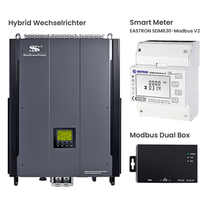 10KW Solar Wechselrichter 3 Phasig 48V Hybridwechselrichter mit Modbus-Box, Smart Meter EASTRON SDM630-Modbus V2 | Sunstone Power Industrial GmbH | PV-Anlagen Produkte kaufen