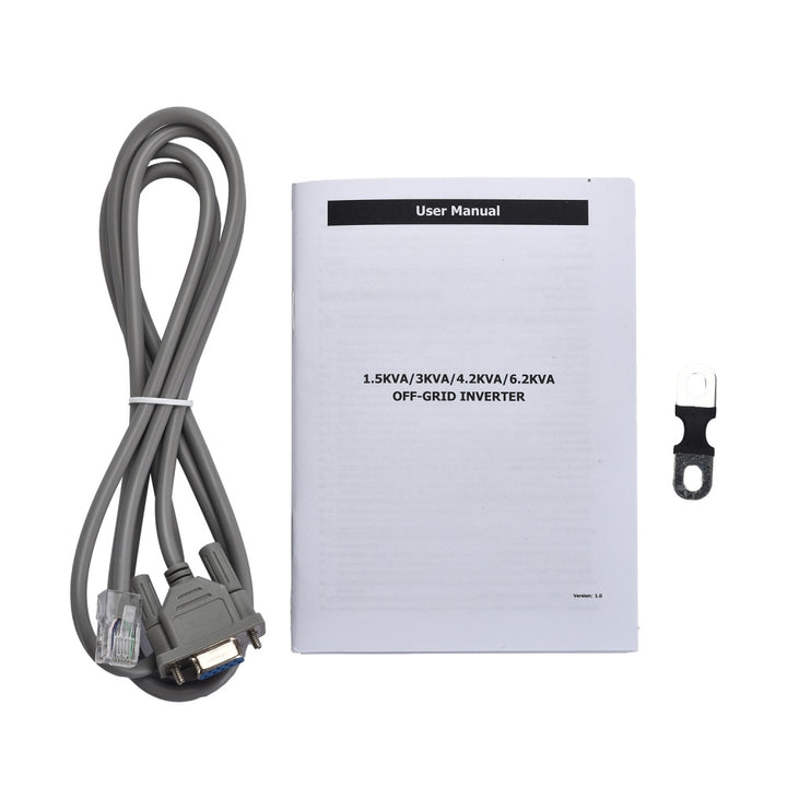 4,2KW Solar Batteriewechselrichter 24V Reiner Sinus MPPT 30-450V Off-Grid Inverter