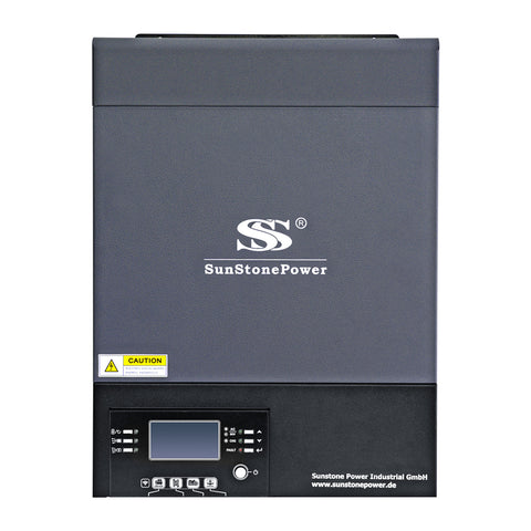 24V 4KW Off-Grid Batteriewechselrichter Reine Sinuswelle MPPT Inverter mit WLAN | Sunstone Power