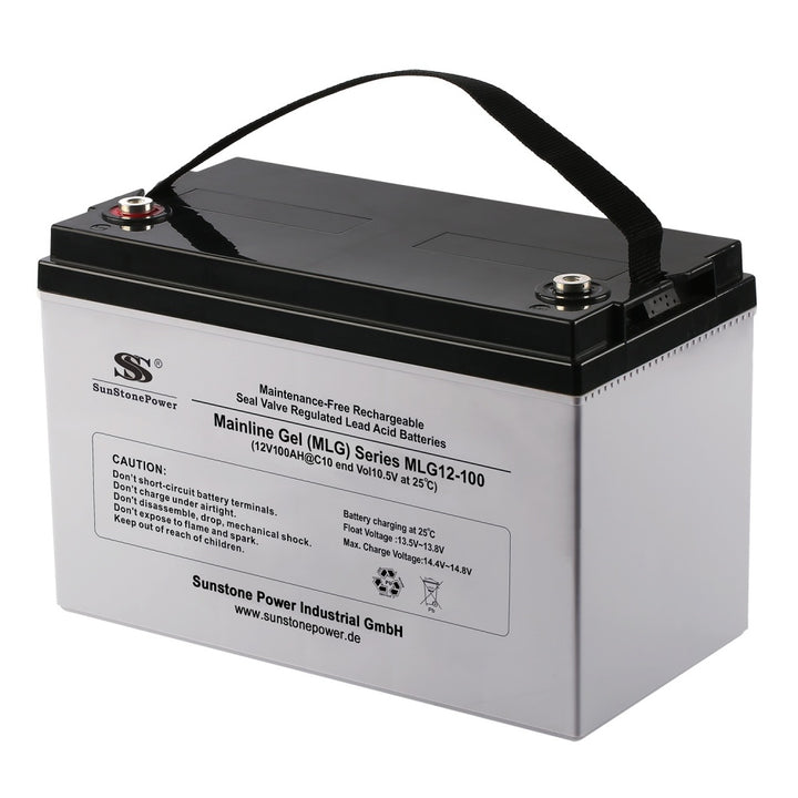 Solarakku Deep-Cycle-Gel-Batterie 12 Volt 100AH kaufen | Sunstone Power 