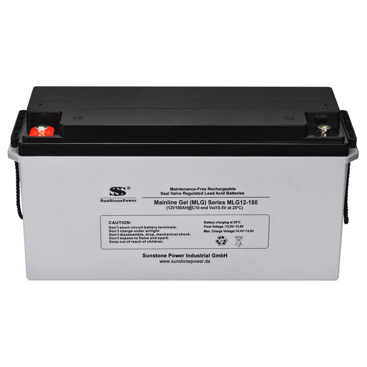 Solarakku 12V 150AH Deep-Cycle-Gel-Batterie kaufen | Sunstone Power 