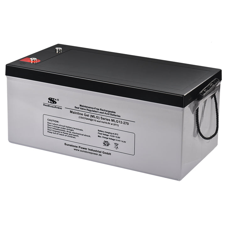12 Volt Gelbatterien Solar Akkus 270 AH für Wohnmobil Solaranlage | Sunstone Power Industrial GmbH | PV-Anlagen Produkte kaufen