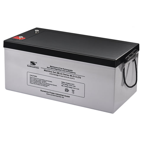 12 Volt Gelbatterien Solar Akkus 270 AH für Wohnmobil Solaranlage | Sunstone Power Industrial GmbH | PV-Anlagen Produkte kaufen