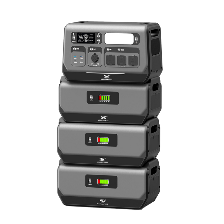 Stromspeicher Steckerfertig 8KWH (2KWH Powerbank + 6KWH Akku)