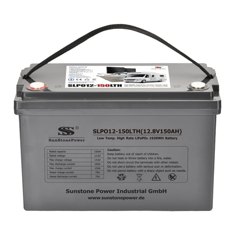 12V 150AH Lithium Ionen Solarbatterie 1C Entladung für PV-Anlagen im harten Winter | Sunstone Power Industrial GmbH | PV-Anlagen Produkte kaufen