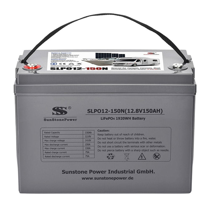 12V 150AH Lithium Akku 1C Entladung LiFe PO4 Batteriespeicher | Sunstone Power