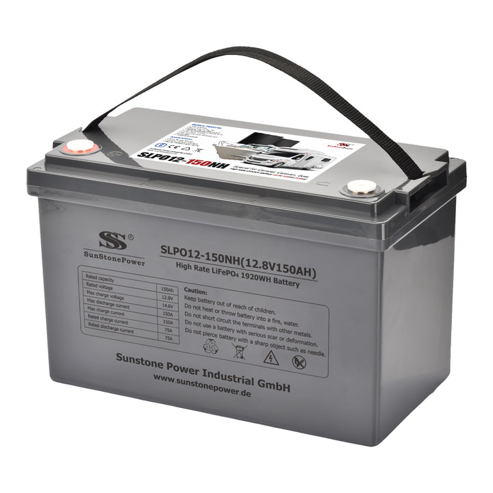 12V 150AH Lithium Ionen Akku 1C Entladung PV Anlage LiFePO4 Hausbatteriespeicher | Sunstone Power Industrial GmbH | PV-Anlagen Produkte kaufen