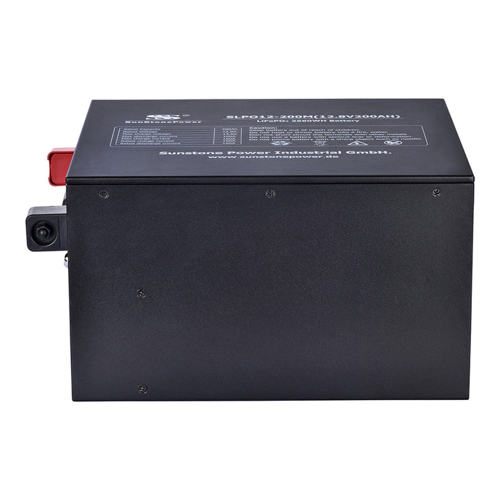 12V 200Ah Lithium Batterie Untersitz Metallschale für Solar Wohnmobile Boote Caravan 0% MwSt | Sunstone Power