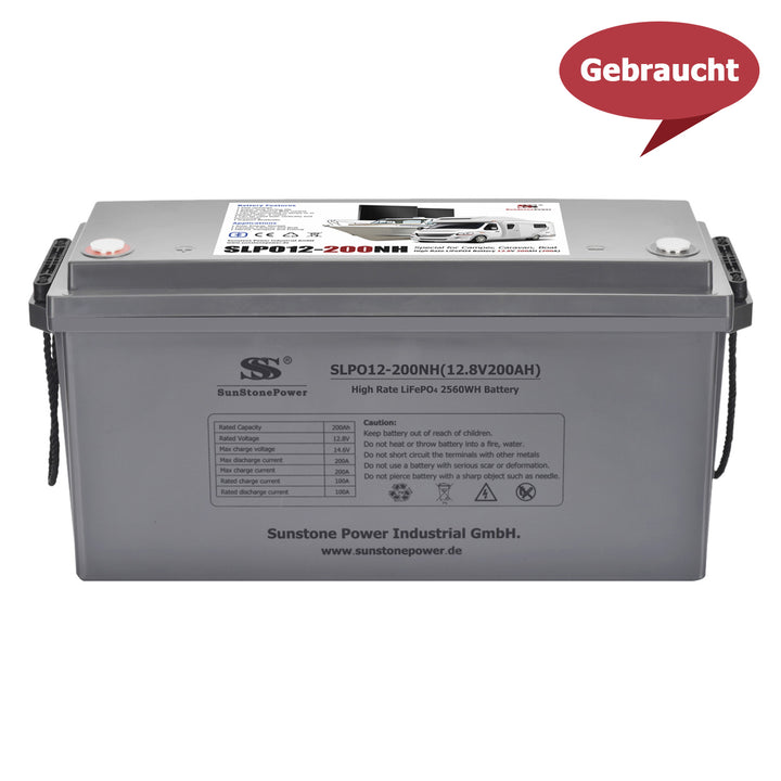 12V 200Ah Gebrauchte Solar Speicherbatterie  Lithium Batterie 1C Entladung für Haus Solaranlage | Sunstone Power Industrial GmbH | DE-Lager | PV-Anlagen Produkte kaufen