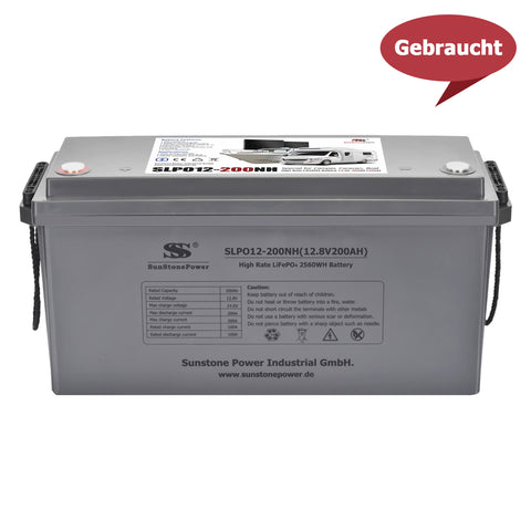 12V 200Ah Gebrauchte Solar Speicherbatterie  Lithium Batterie 1C Entladung für Haus Solaranlage | Sunstone Power Industrial GmbH | DE-Lager | PV-Anlagen Produkte kaufen