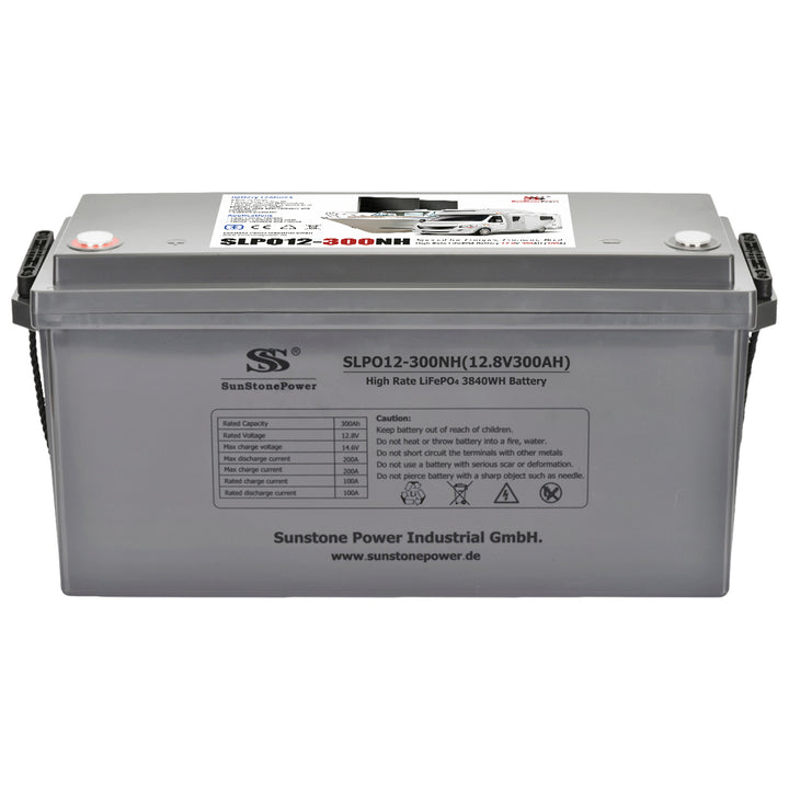 12V 300Ah zyklenfeste Lithium Eisenphosphat Speicher Batterie für Wohnwagen Mini Solaranlage | Sunstone Power Industrial GmbH | PV-Anlagen Produkte kaufen