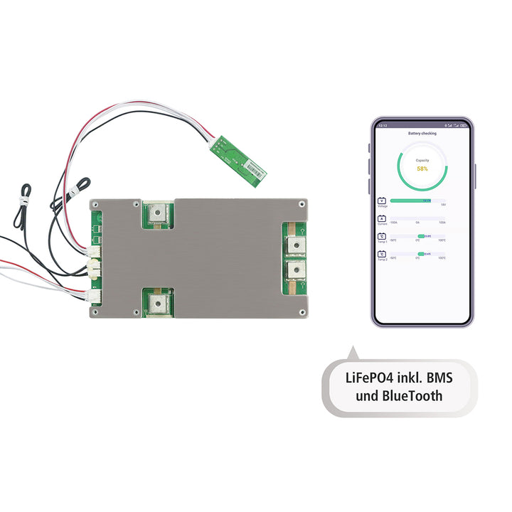 12V 150AH Lithium Akkus 1,92kWh LiFePO4 Batterien Speicher mit Bluetooth | Sunstone Power