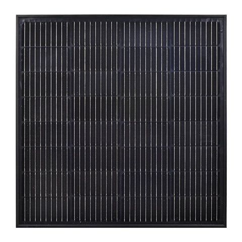 100 Watt Mono Solarmodule Schwarz Solarzelle für Balkon Terrasse | Sunstone Power