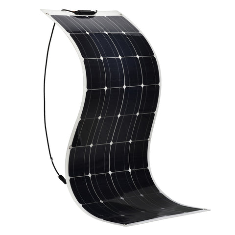 100W flexibel Solar Monokristallin Modul für Wohnmobile und Wohnwagen 12 Volt | Sunstone Power