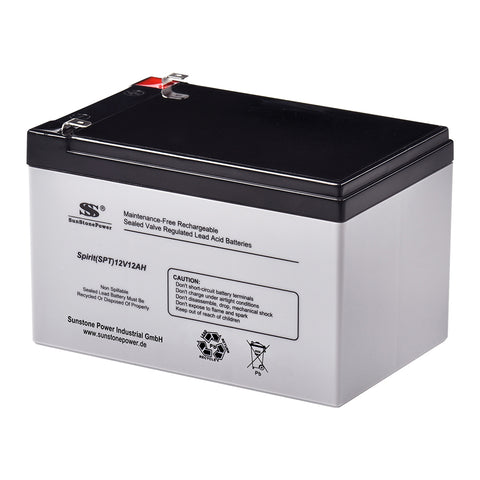 AGM Blei Batterie Speicher 12V 12AH für Solar Anlage UPS Alarmanlage | Sunstone Power