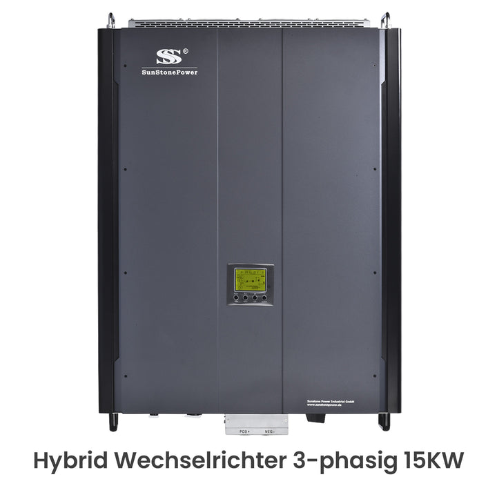 Batterie Wechselrichter 3 Phasig 15KW Hybridwechselrichter MPPT 48V DC zu 230V/400V AC mit Notstromfunktion | Sunstone Power Industrial GmbH | PV-Anlagen Produkte kaufen