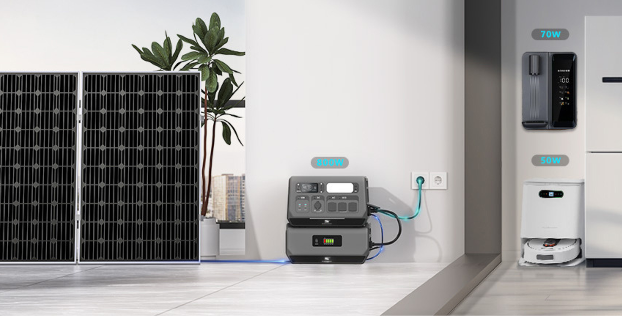 Sunstone Power 2048Wh Balkonkraftwerk-Speicher & Mobile Powerstation SGR-PPS2400-2 PRO, 0% MwSt.